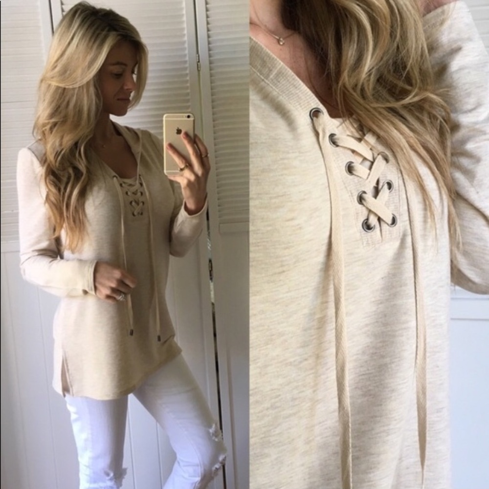 Simple Oatmeal Hoodie